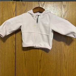 The North Face Kids Light Pink Zip-Up Hoodie